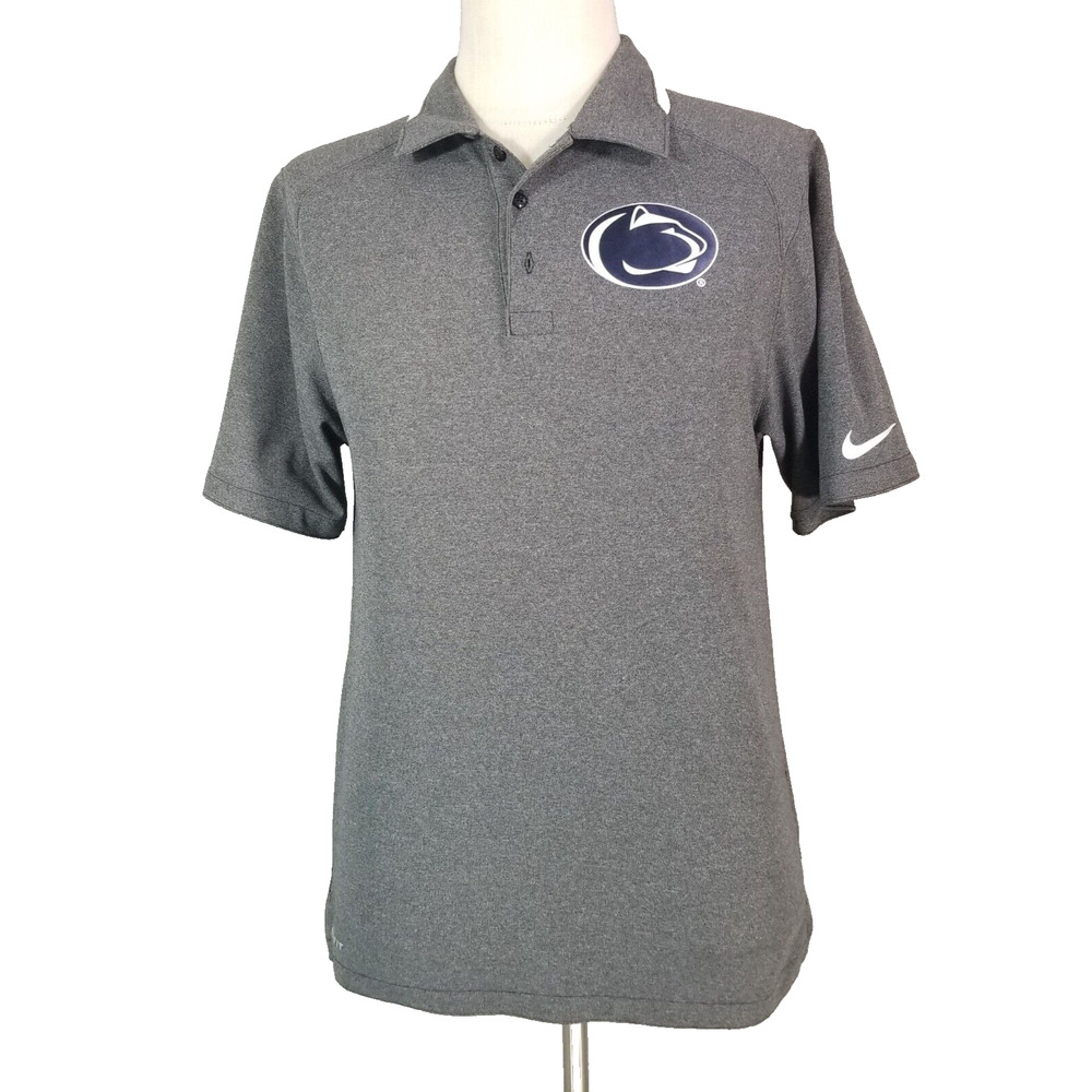 Nike Dark Gray Polo Shirt with Emblem